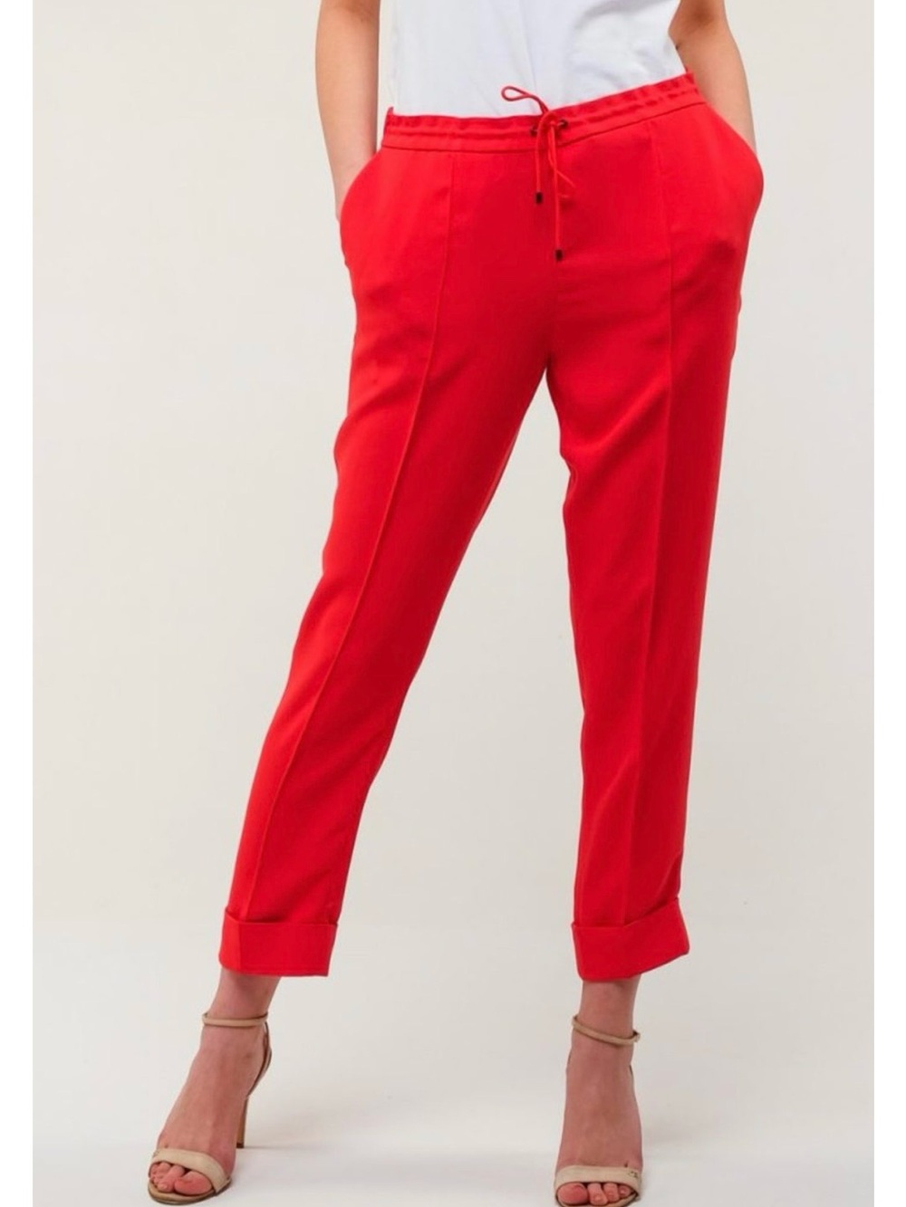 Kenzo Bright Red Drawstring trousers